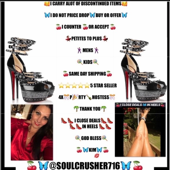 CHRISTIAN LOUBOUTIN SHINY NAPA FOLLIE SPIKES 100 - Picture 9 of 9